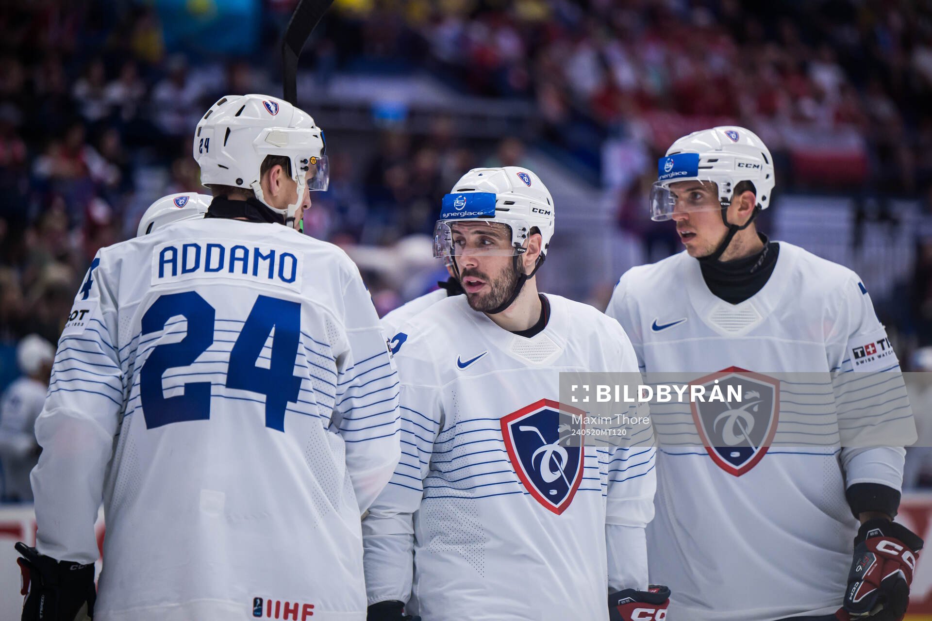 Valentin Claireaux of France looks dejected