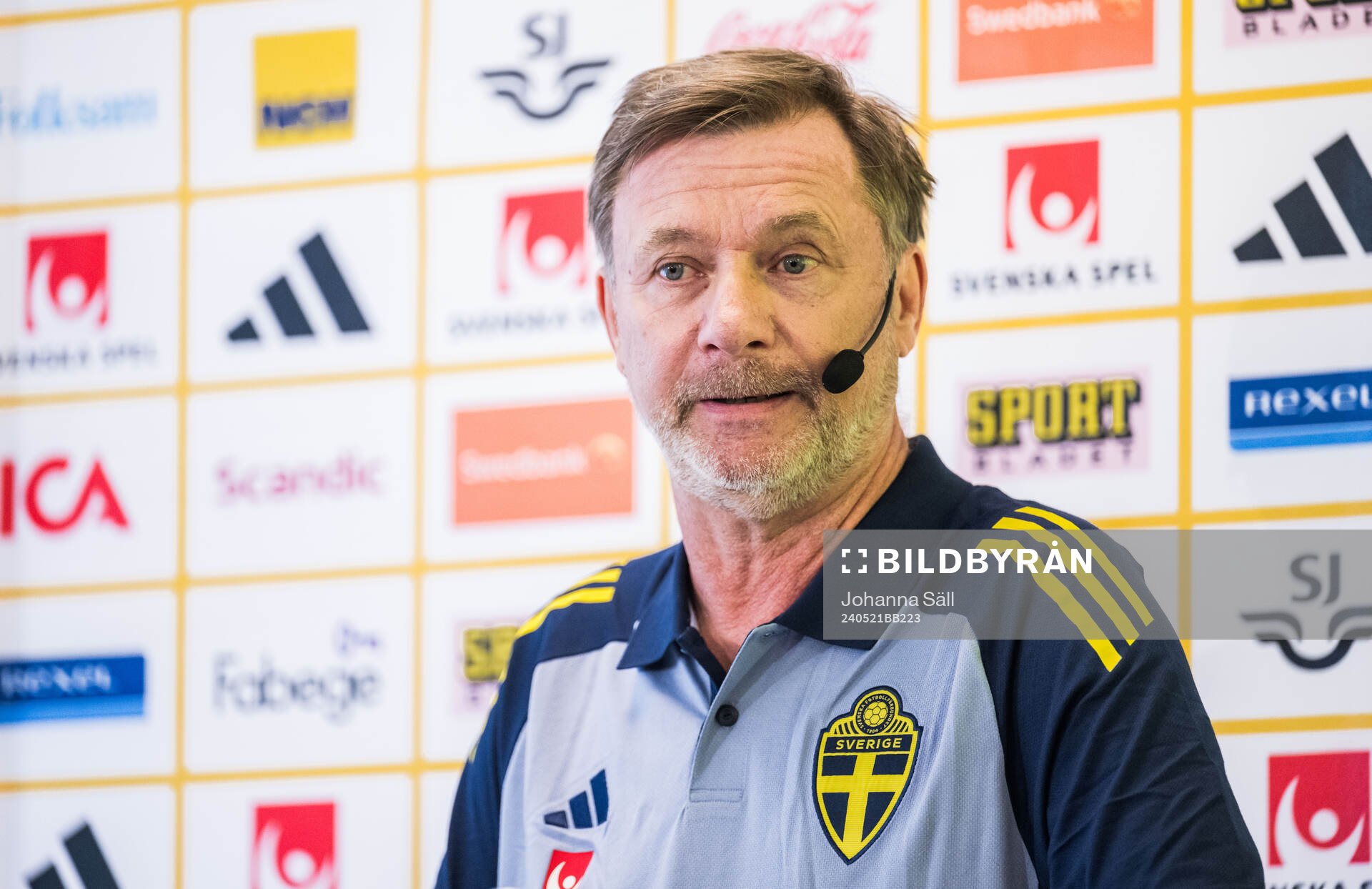Peter Gerhardsson, head coach of the Swedish women's