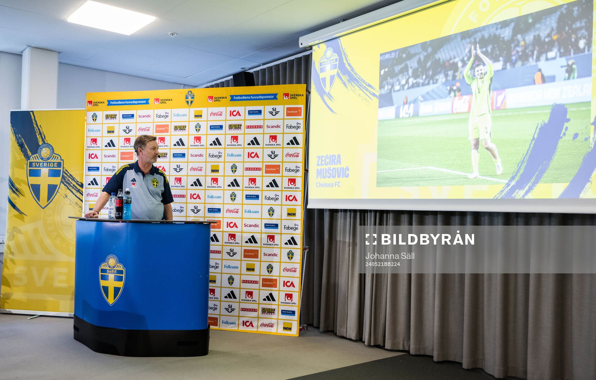 And Peter Gerhardsson, head coach of the Swedish women's