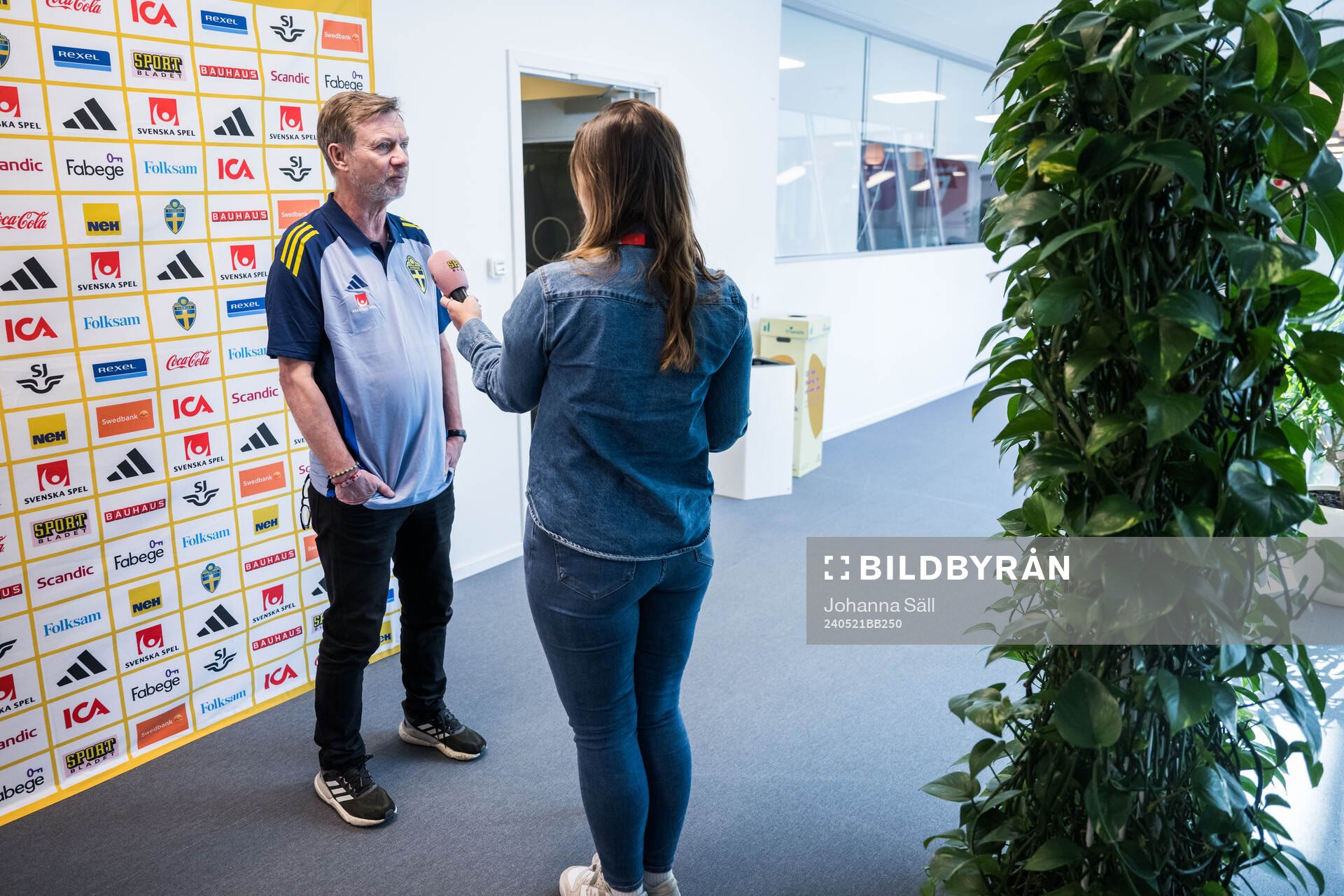 Peter Gerhardsson, head coach of the Swedish women's