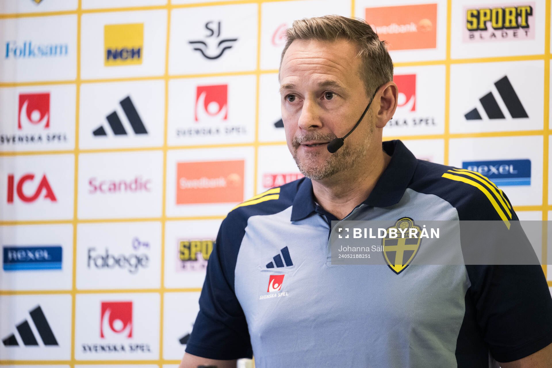 Martin Qvarmans Möller, head coach of the Swedish under-23