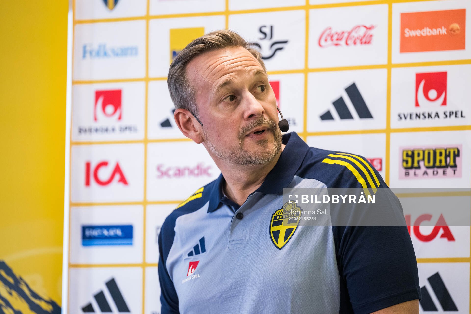 Martin Qvarmans Möller, head coach of the Swedish under-23