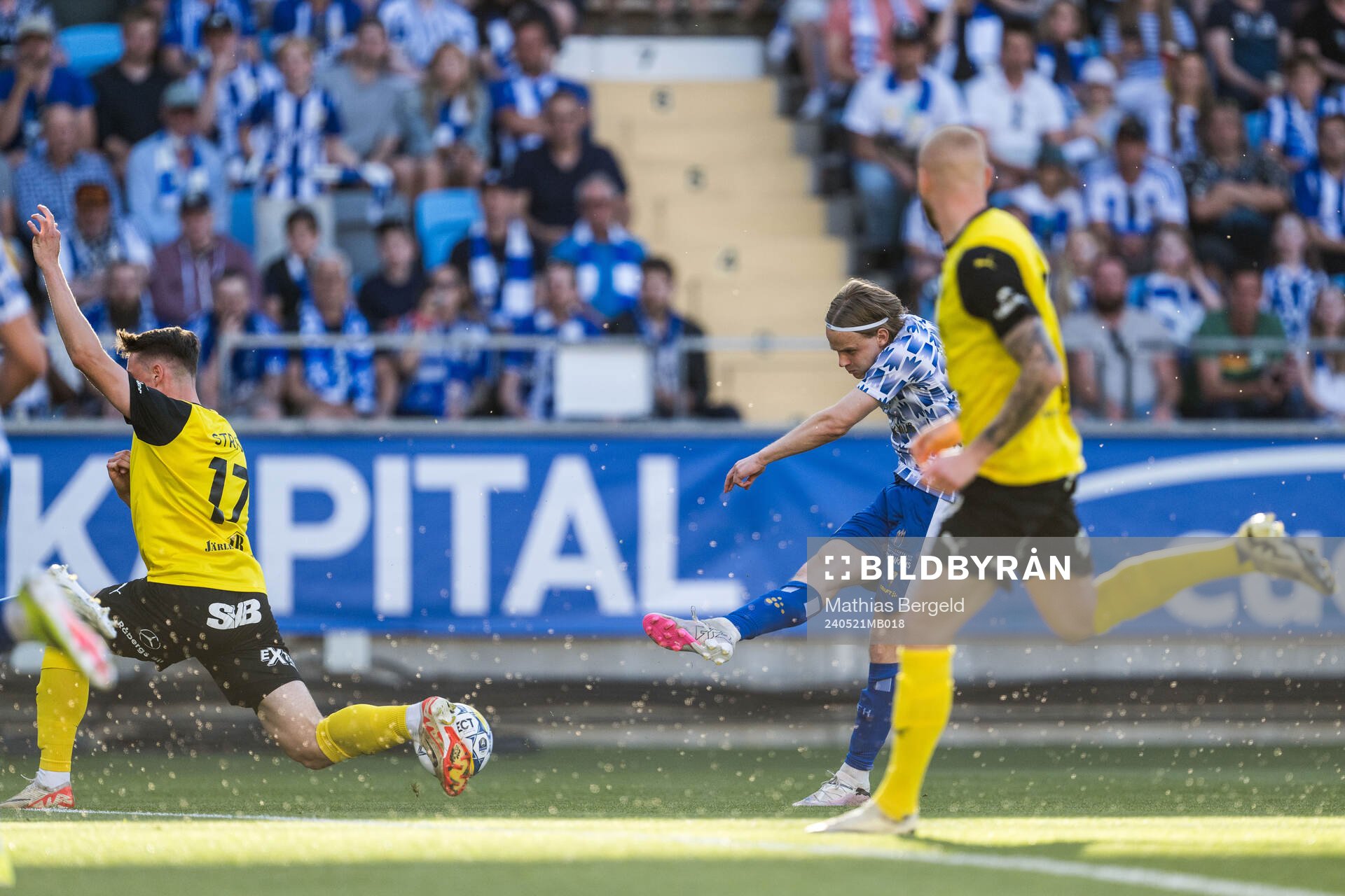 under fotbollsmatchen i Allsvenskan mellan IFK Göteborg