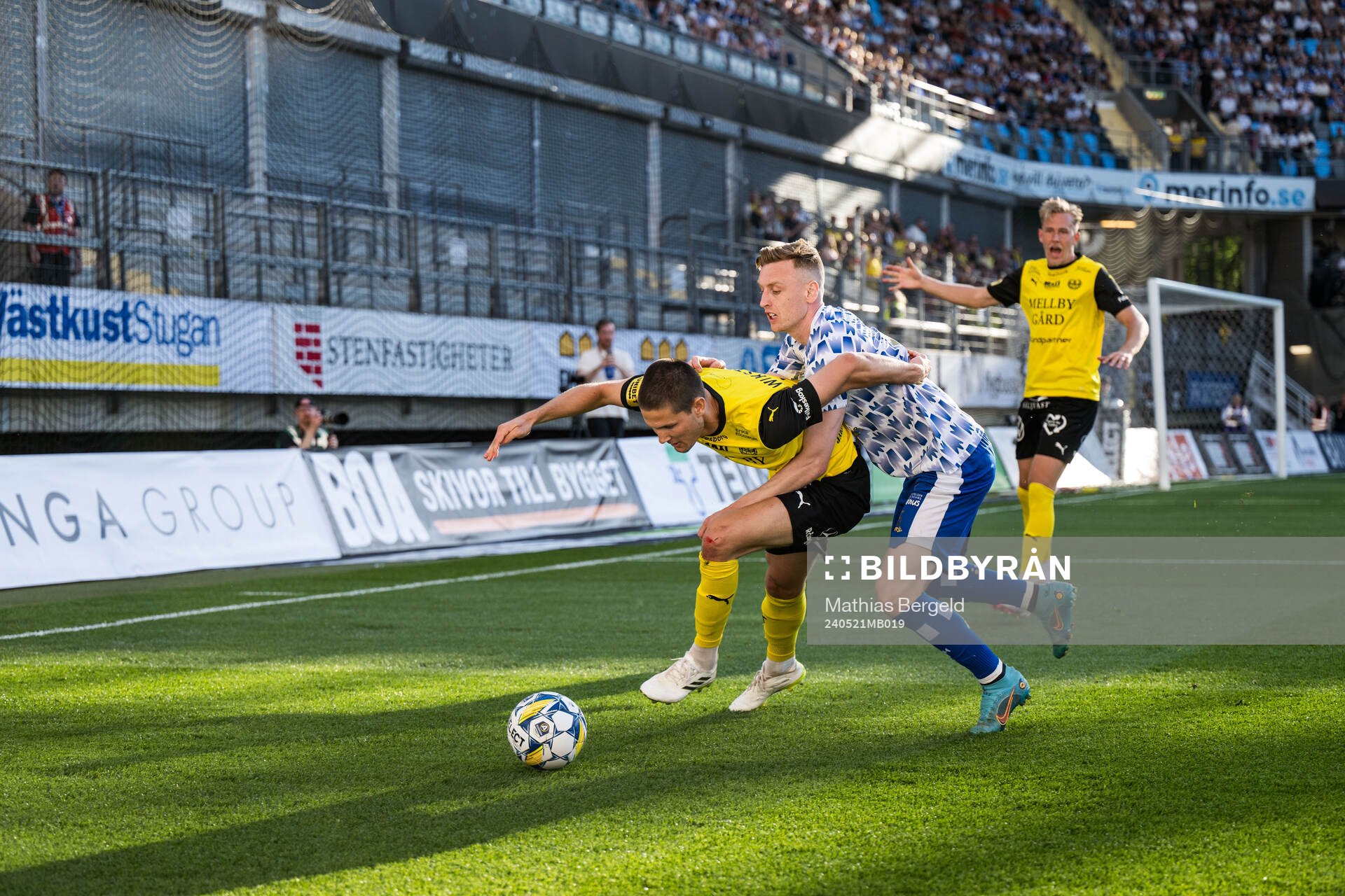 Mjällbys Rasmus Wikström och IFK Göteborgs Sebastian