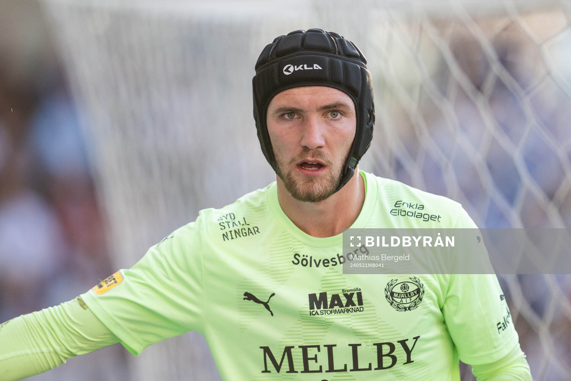Mjällbys målvakt Noel Törnqvist