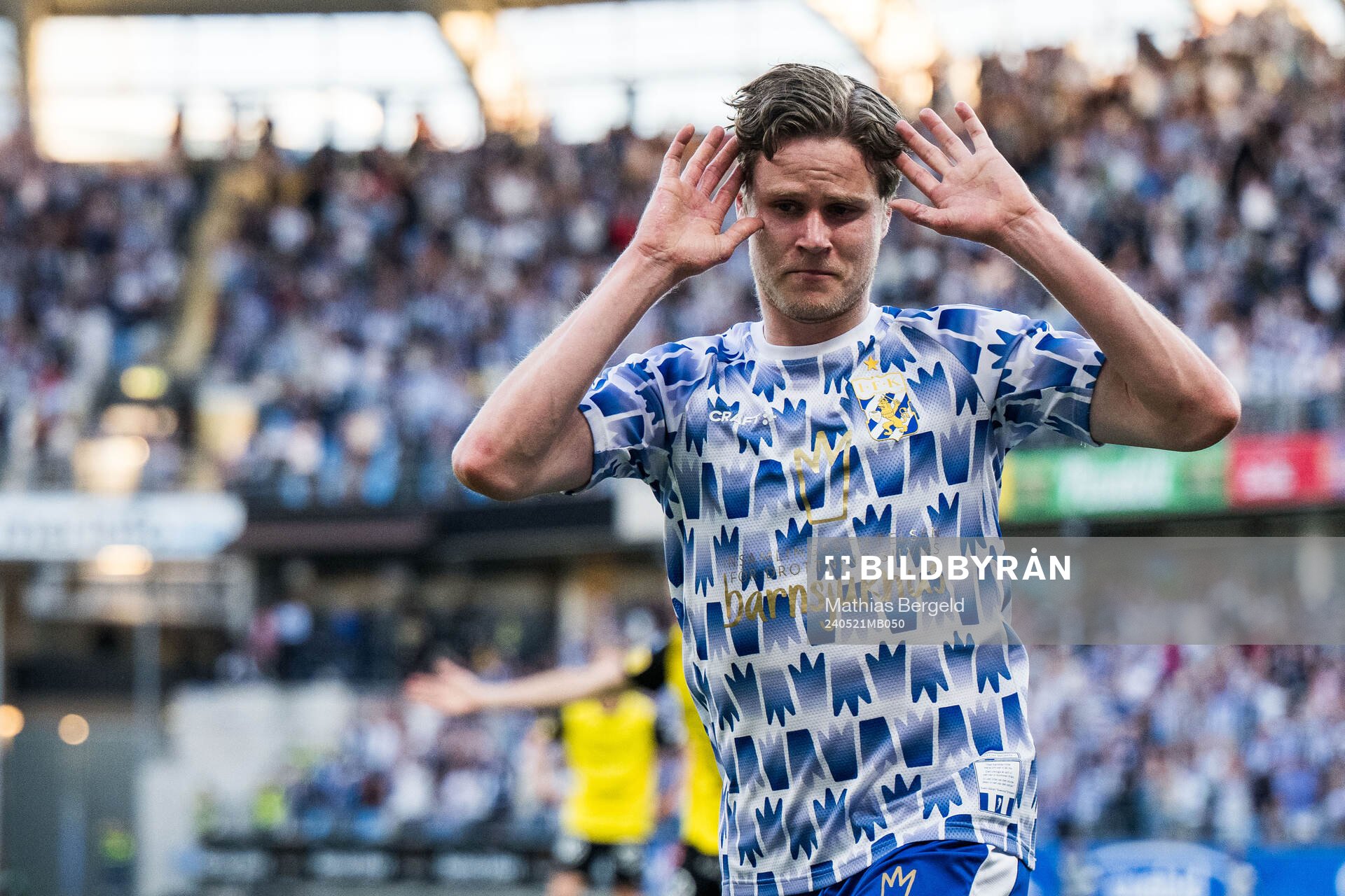 IFK Göteborgs Gustaf Norlin jublar