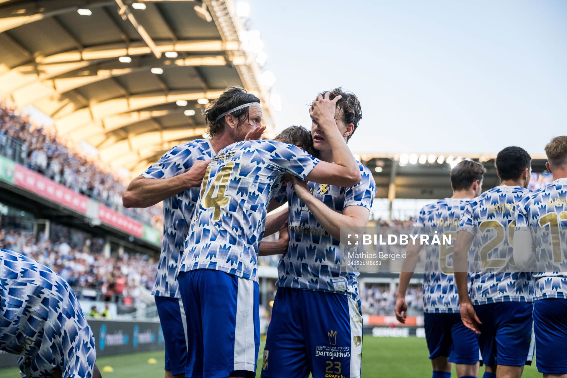 IFK Göteborgs Gustav Svensson, Gustaf Norlin och Kolbeinn