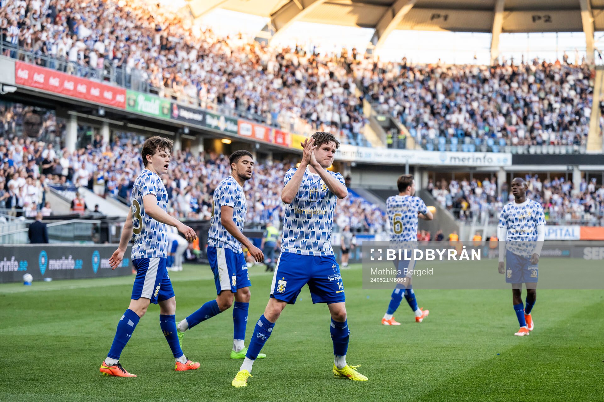 IFK Göteborgs Gustaf Norlin jublar