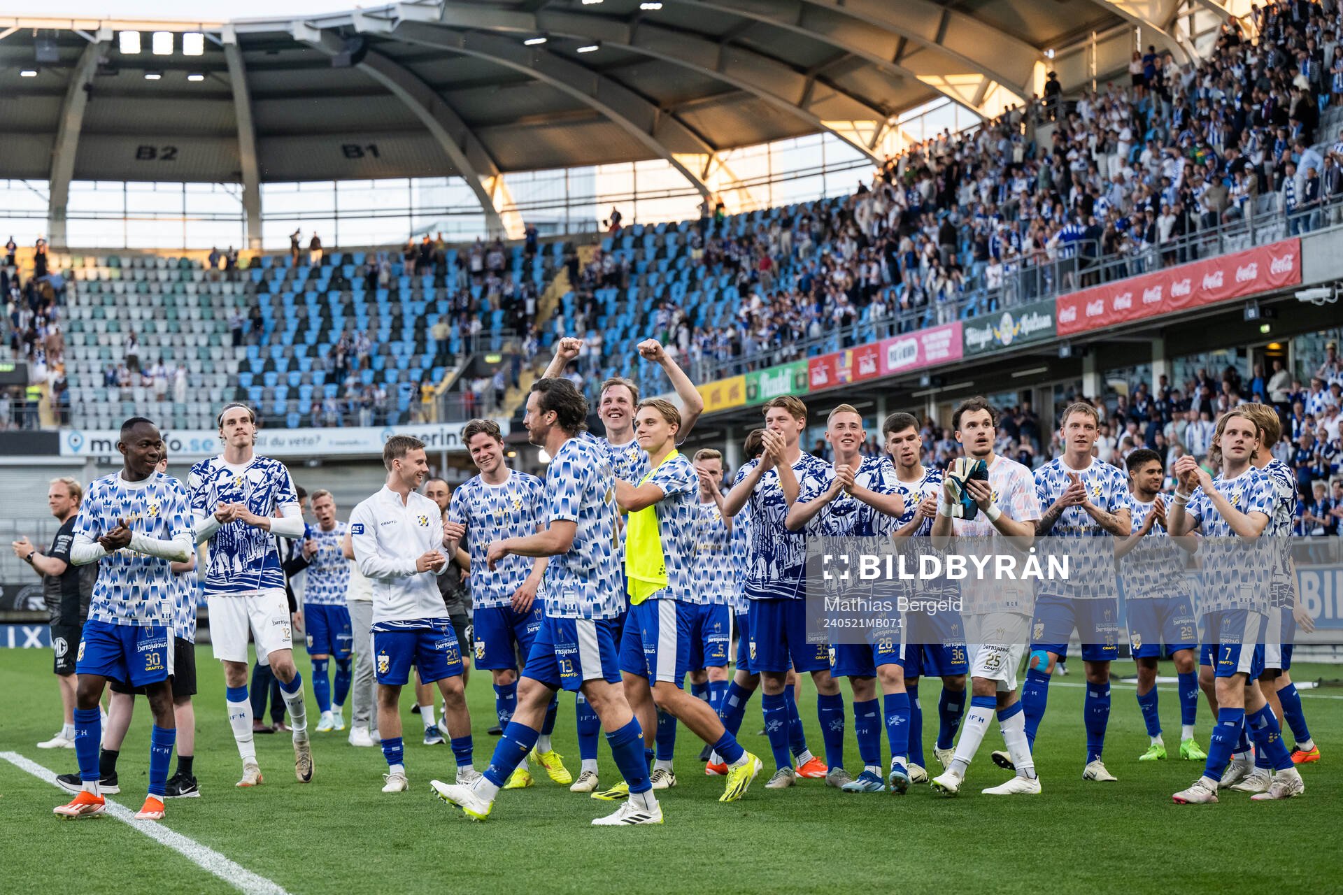 IFK Göteborgs spelare jublar