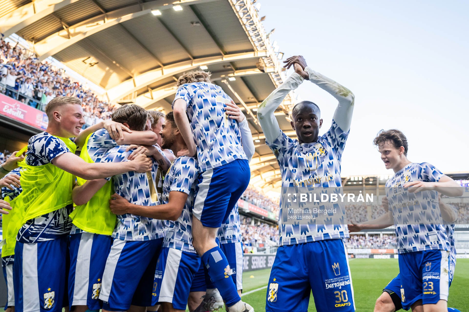 IFK Göteborgs Malick Junior Yalcouye jublar