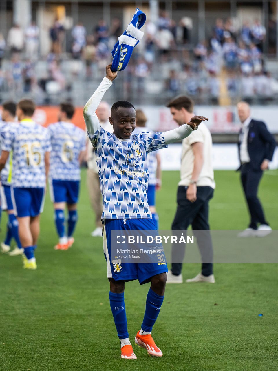 IFK Göteborgs Malick Junior Yalcouye jublar
