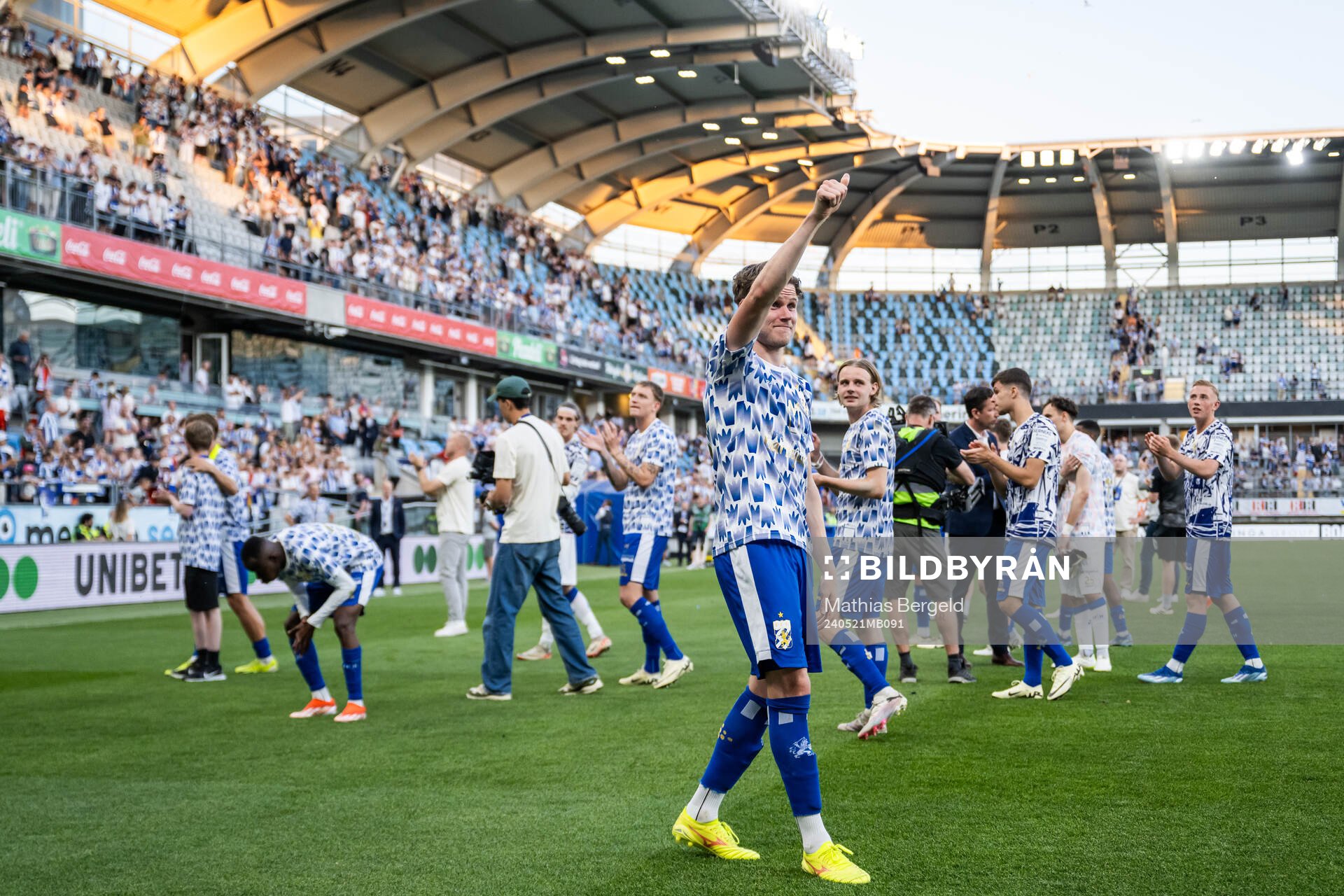 IFK Göteborgs Gustaf Norlin jublar