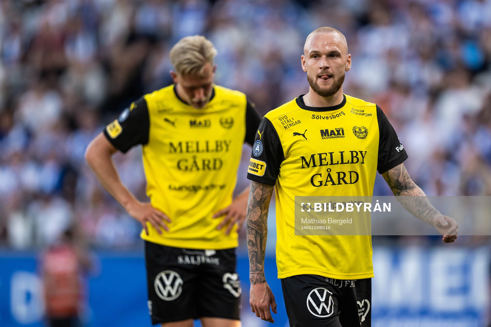 Mjällbys Adam Ståhl deppar