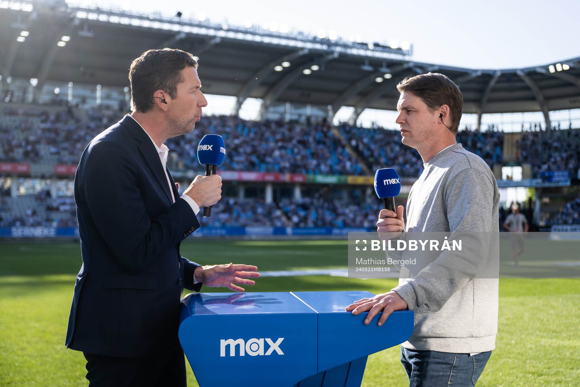 Max Jonas Dahlquist intervjuar IFK Göteborgs tränare Jens