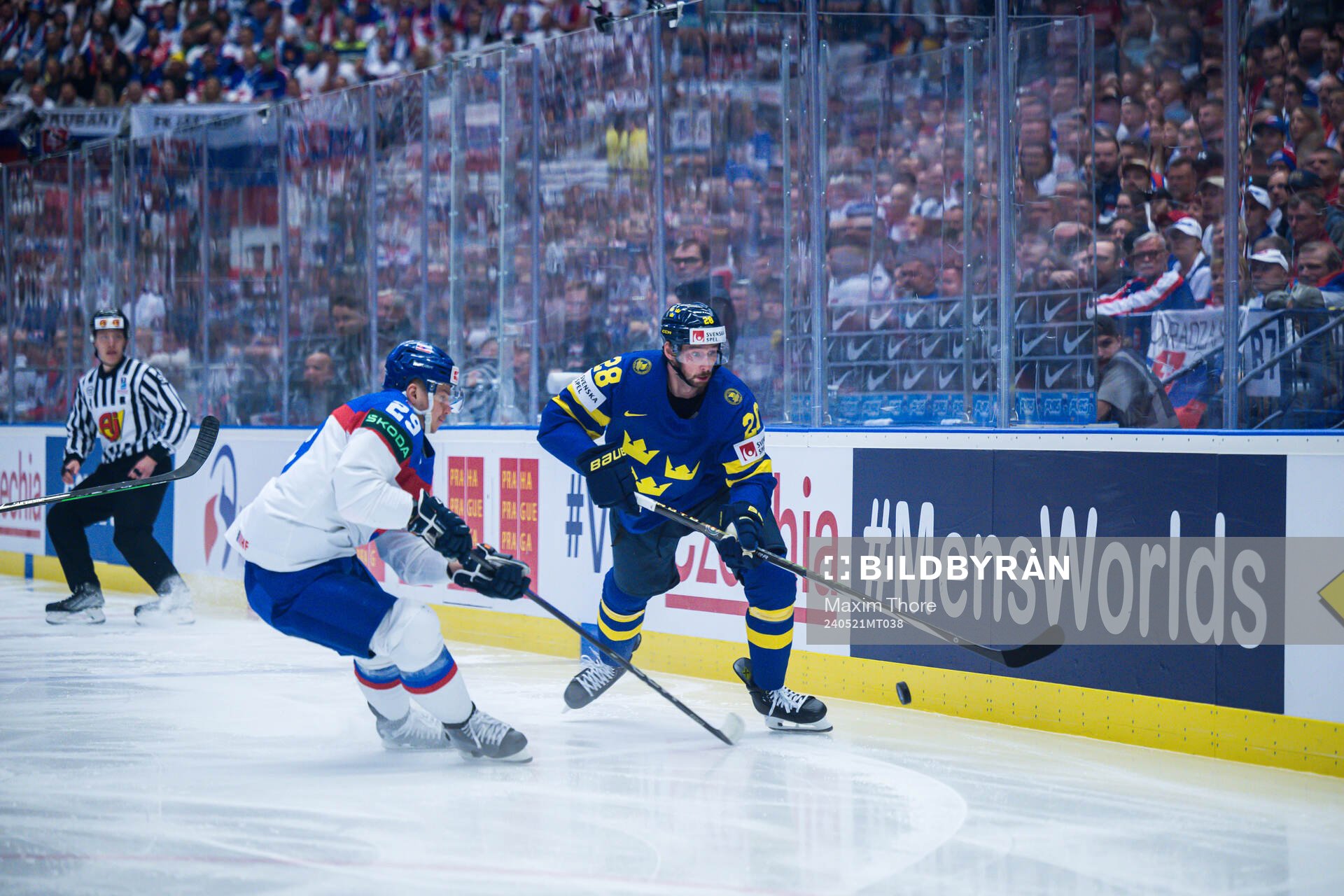 Michal Ivan of Slovakia and Marcus Pettersson of Sweden