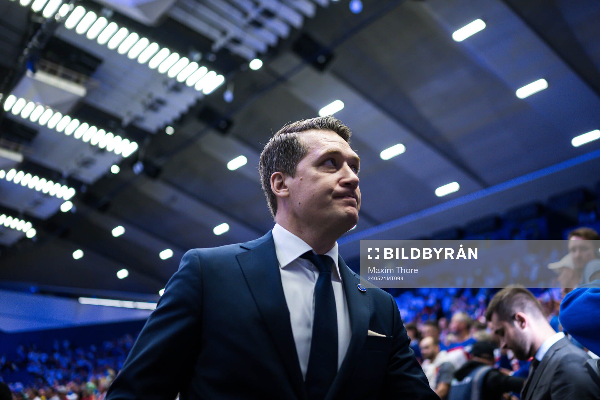 Head coach Sam Hallam of Sweden