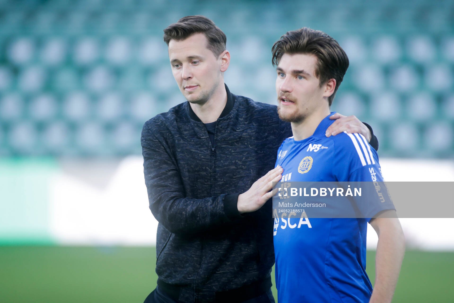 GIF Sundsvalls tränare Douglas Jakobsen och Johan
