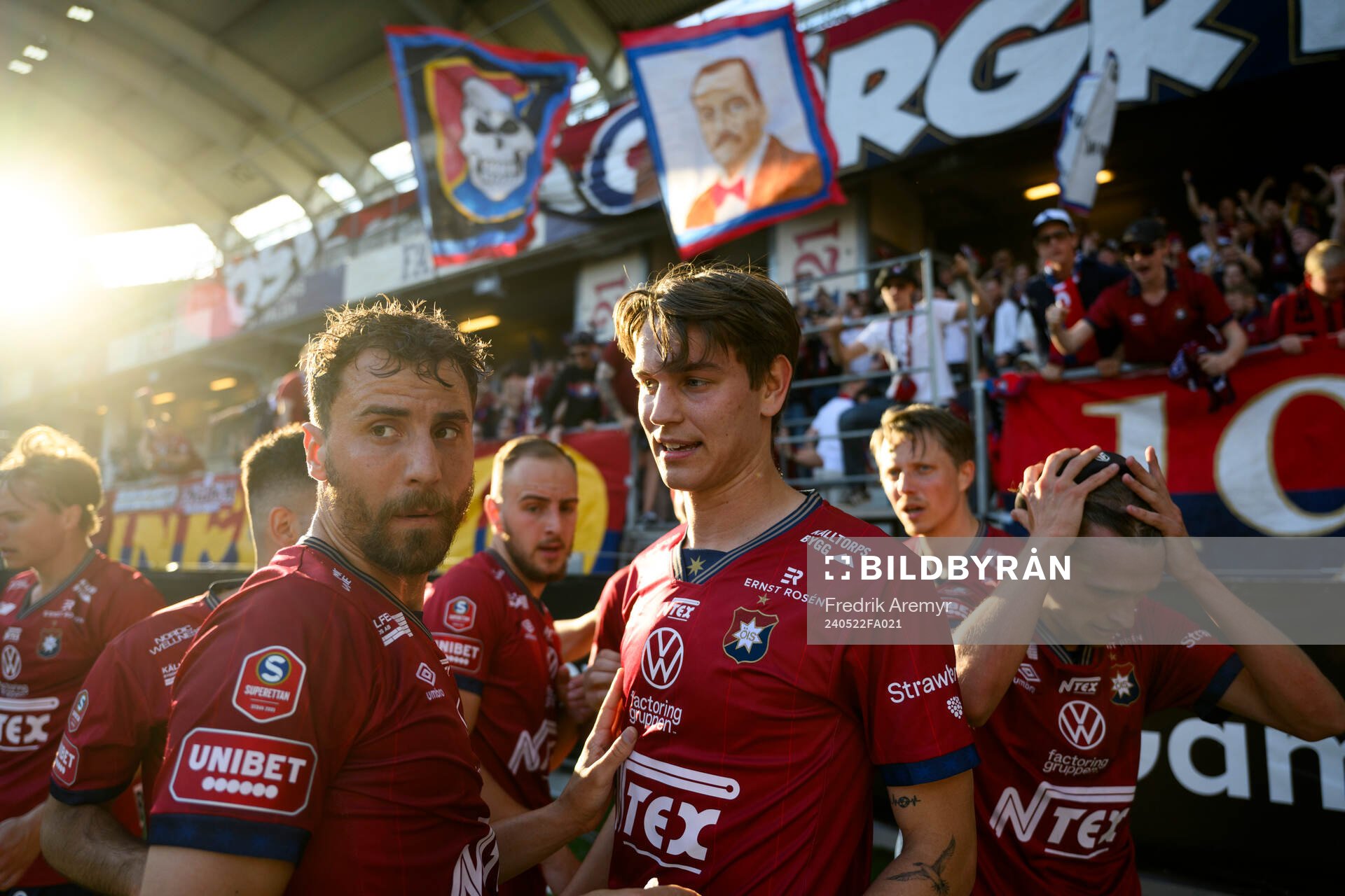 Örgrytes Jonathan Azulay , Noah Christoffersson med