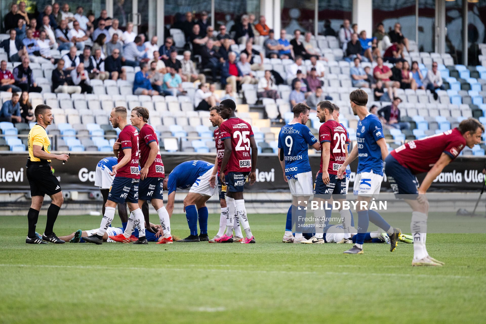 Trelleborgs Hady Saleh Karim och Abel Ogwuche har ont