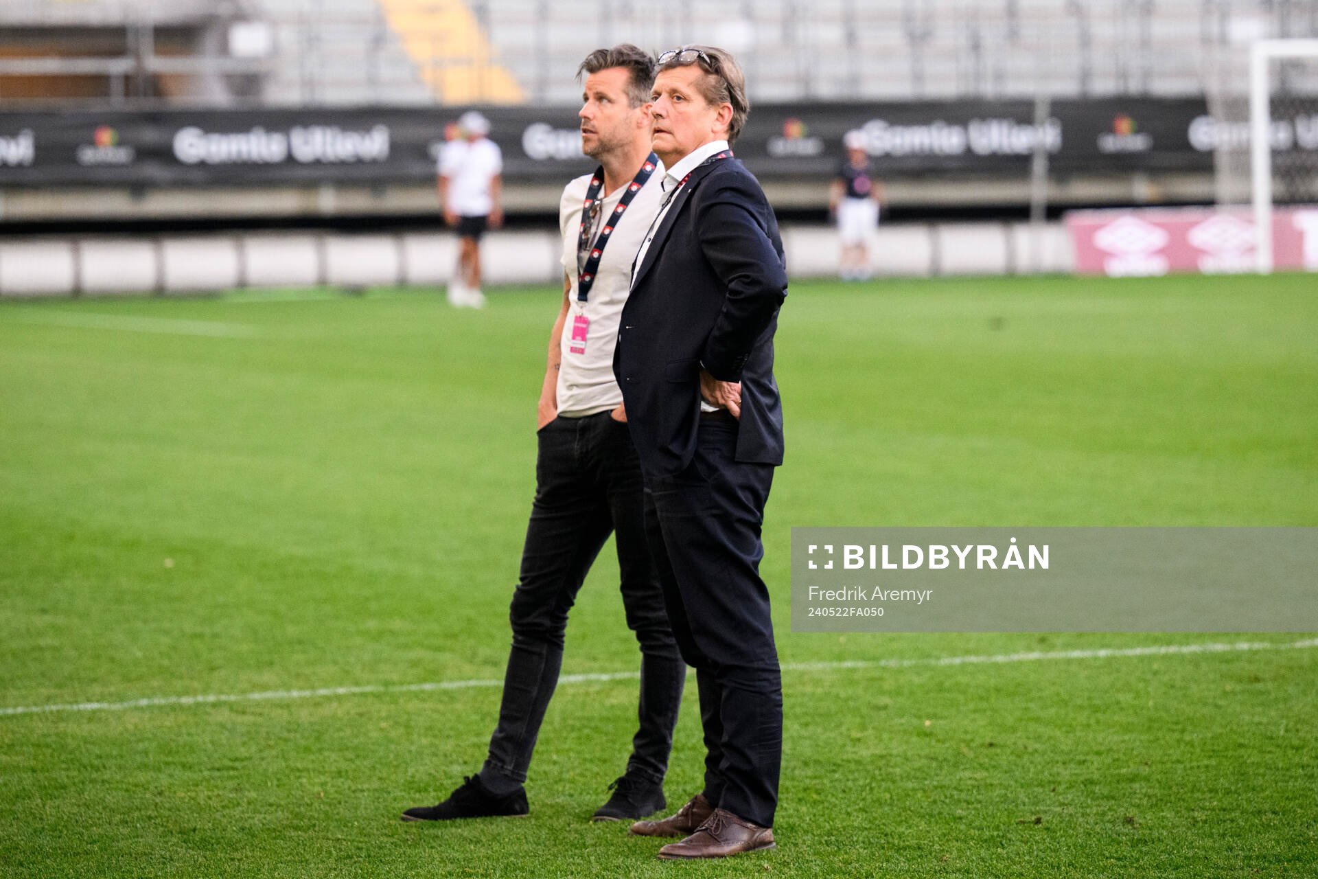Örgrytes sportchef Pontus Farnerud och Ordförande Terje