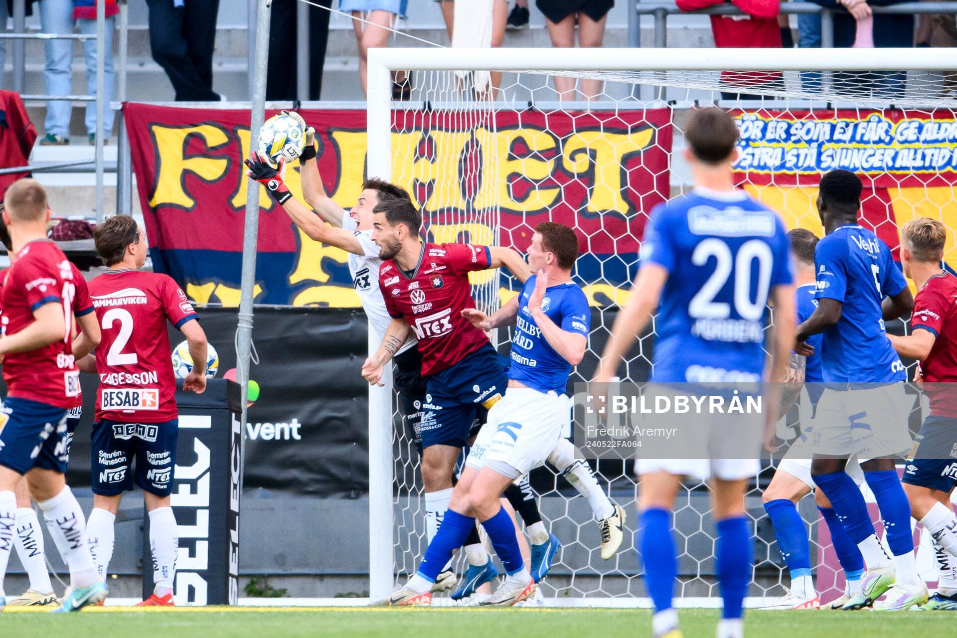 Örgrytes målvakt Hampus Gustafsson
