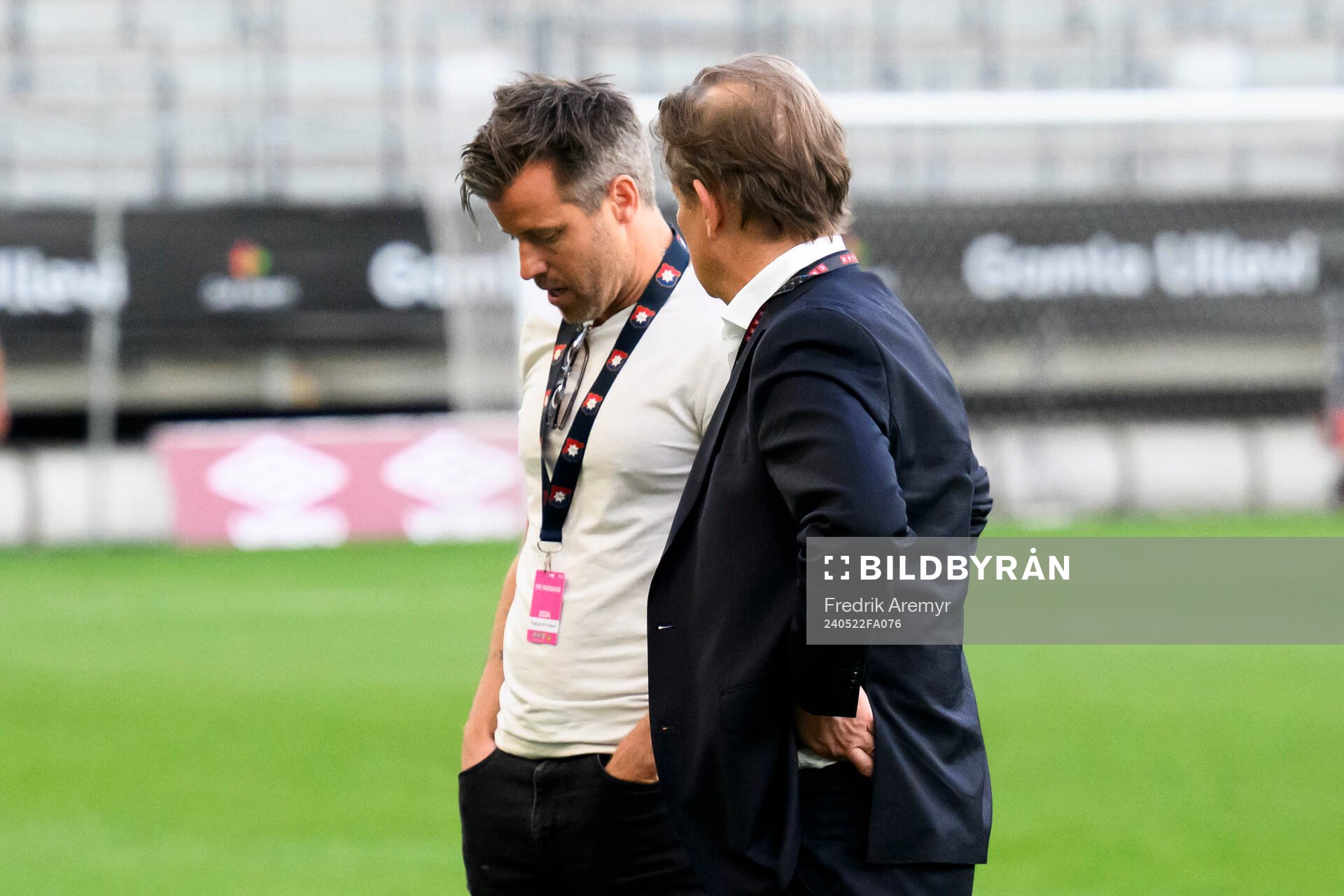 Örgrytes sportchef Pontus Farnerud och Ordförande Terje