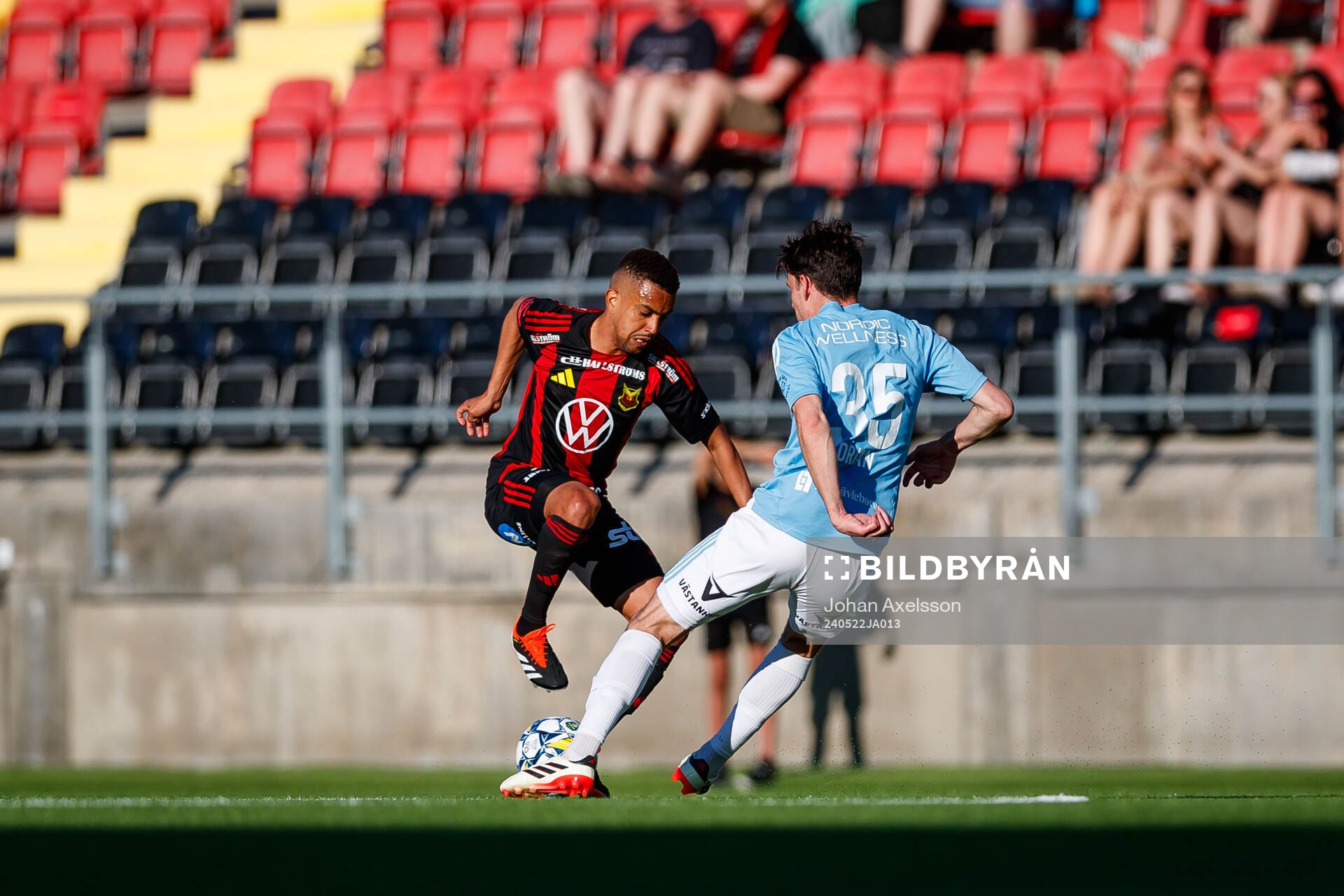 Östersunds Erick Brendon Pinheiro Da Silva och Gefles