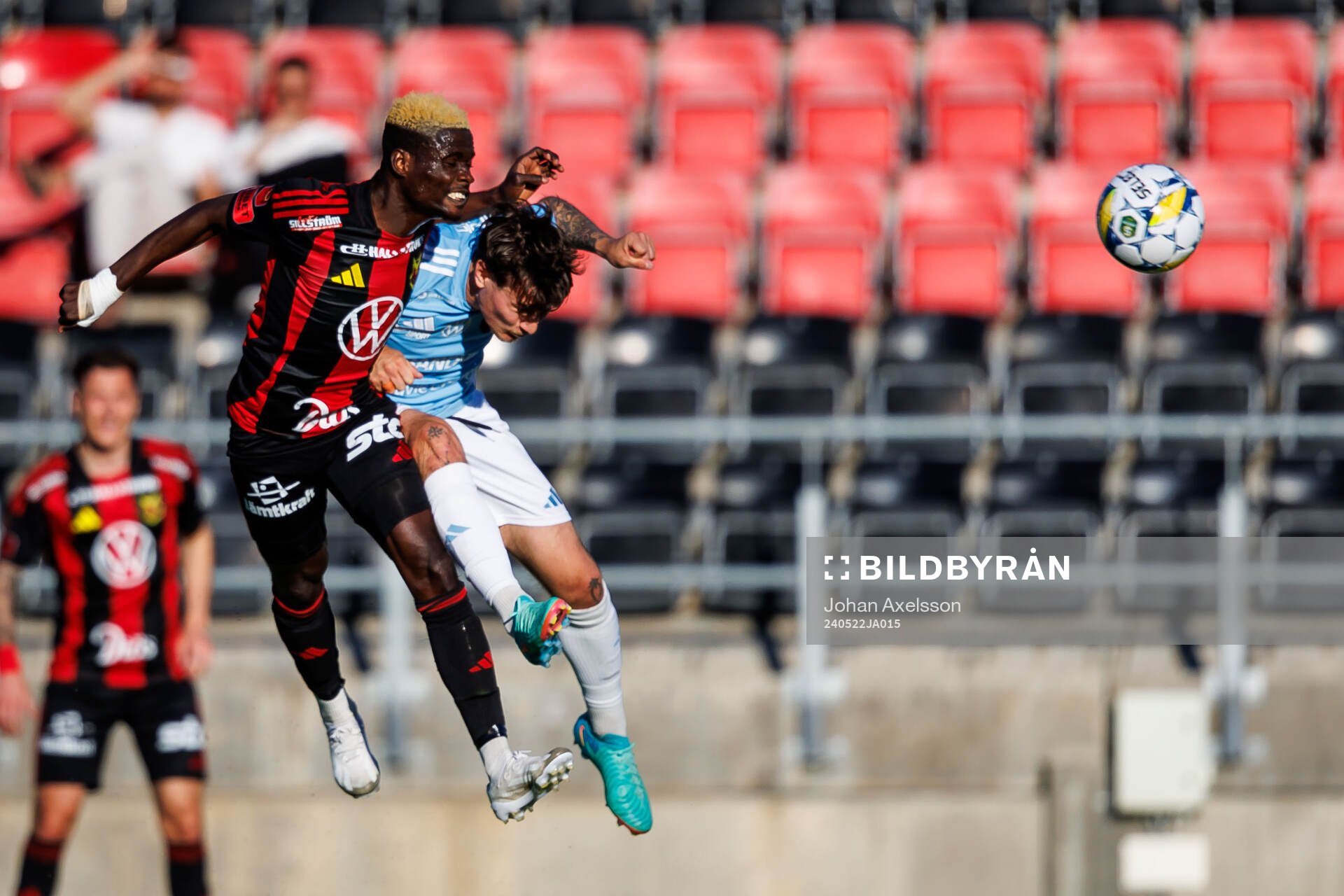 Östersunds Assiedou Yannick Armel Adjoumani och Gefles