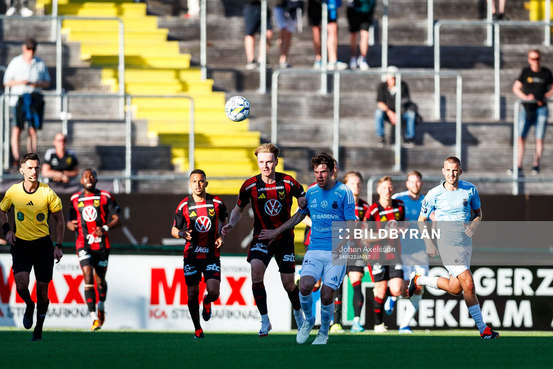 Östersunds Simon Marklund och Gefles Samuel Adrian