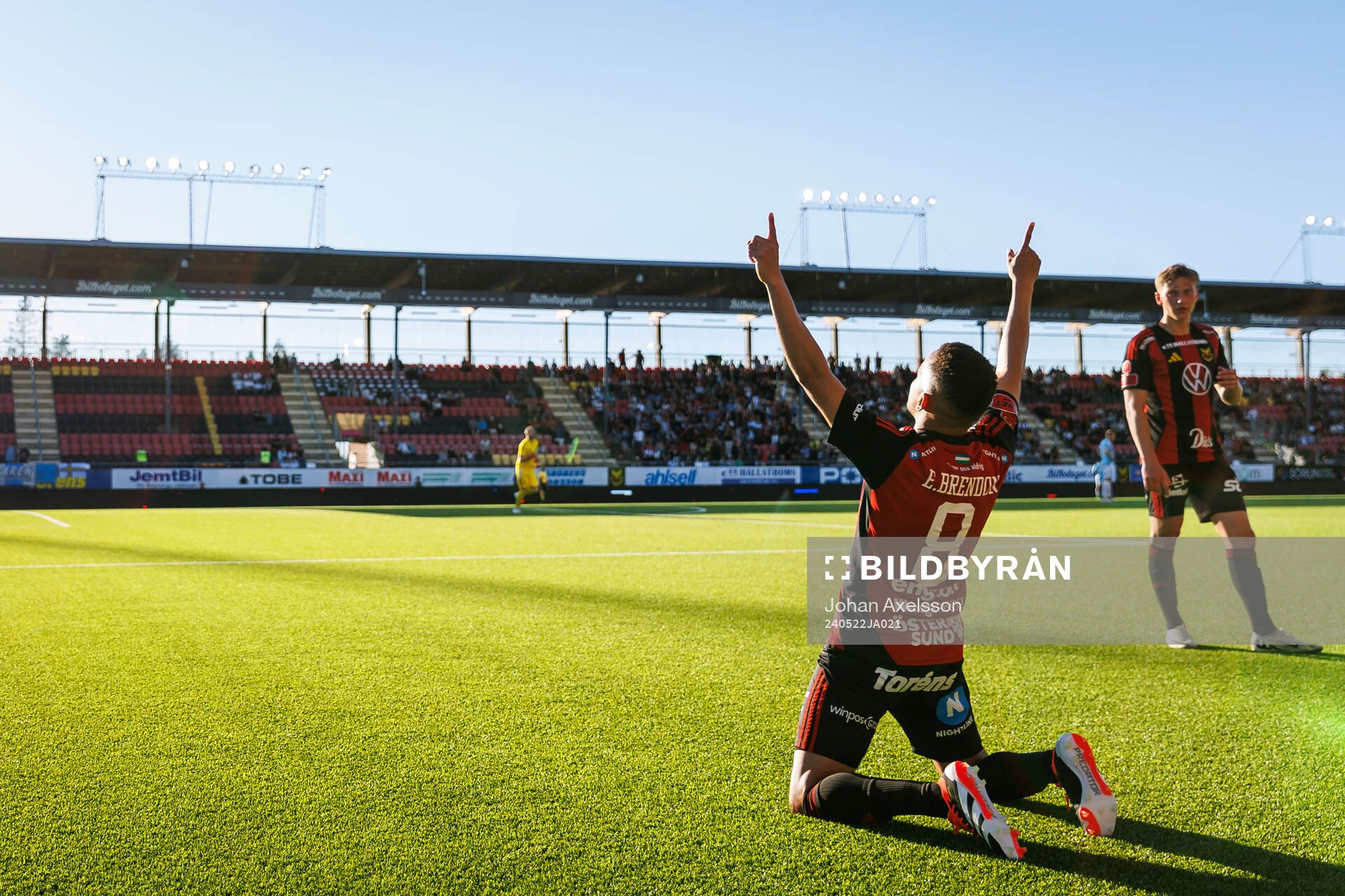 Östersunds Erick Brendon Pinheiro Da Silva jublar