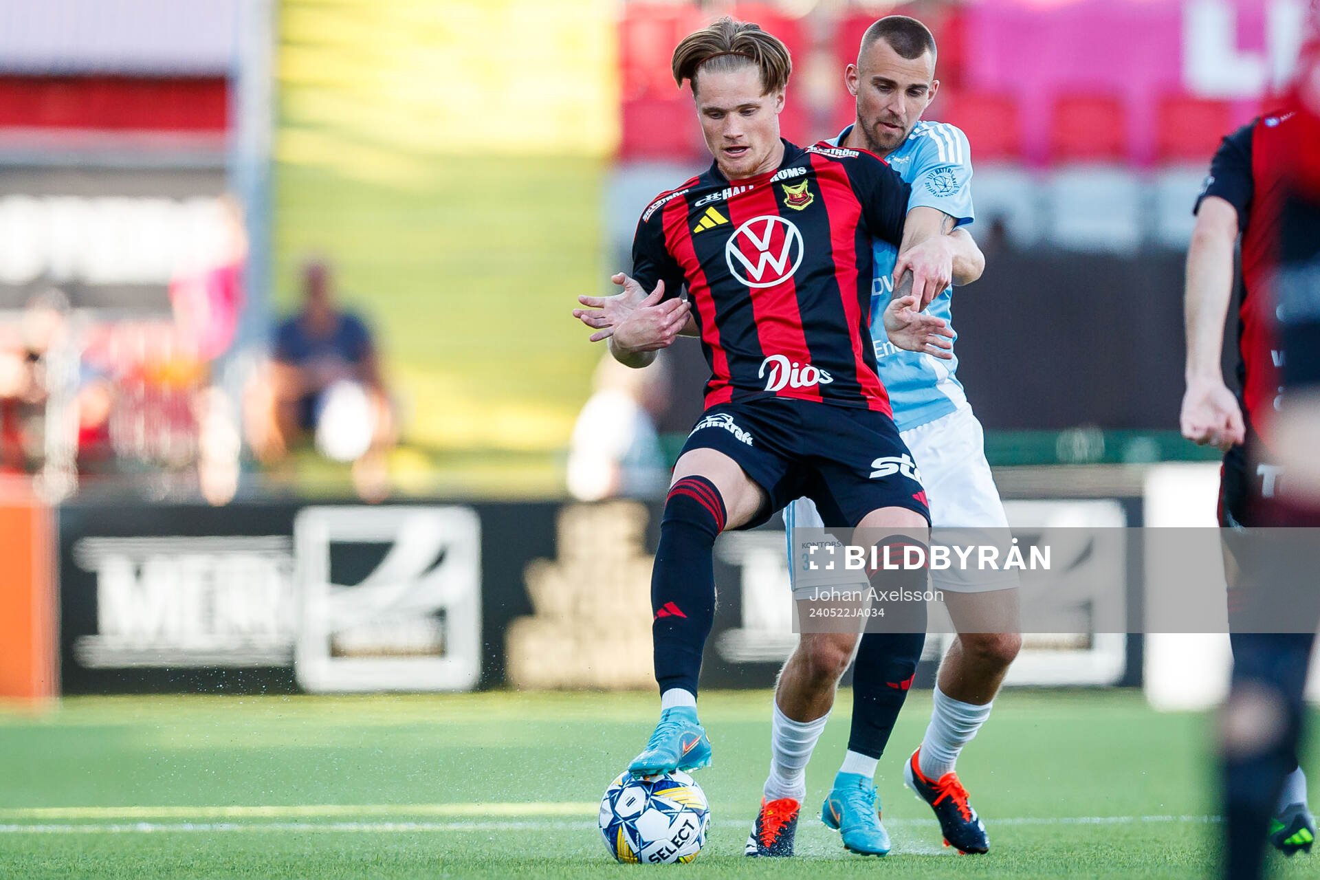 Östersunds Sebastian Karlsson Grach och Gefles Jesper