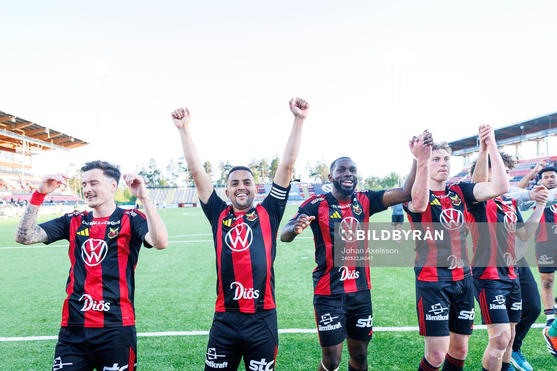 Östersunds Erick Brendon Pinheiro Da Silva jublar