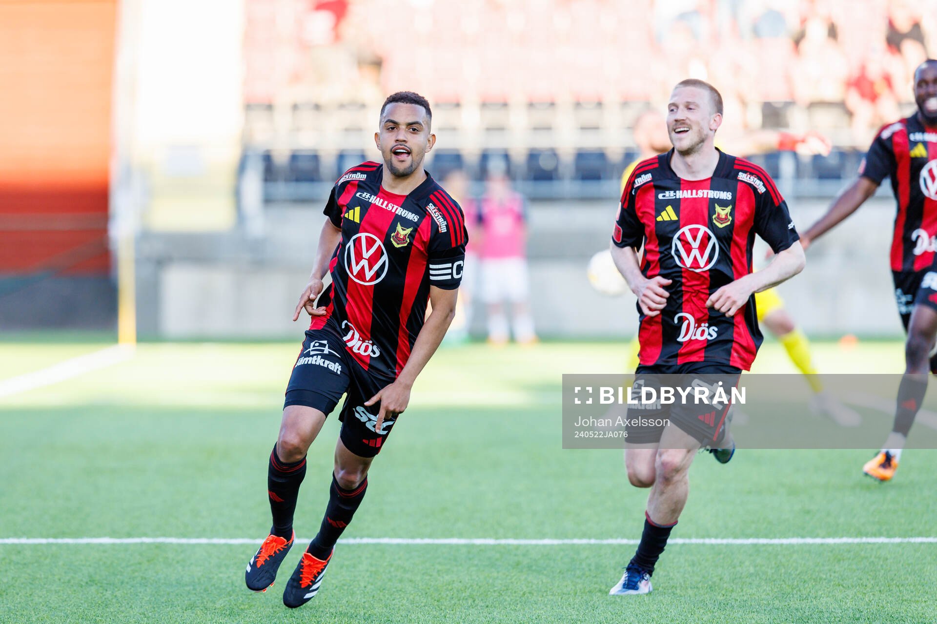 Östersunds Erick Brendon Pinheiro Da Silva jublar