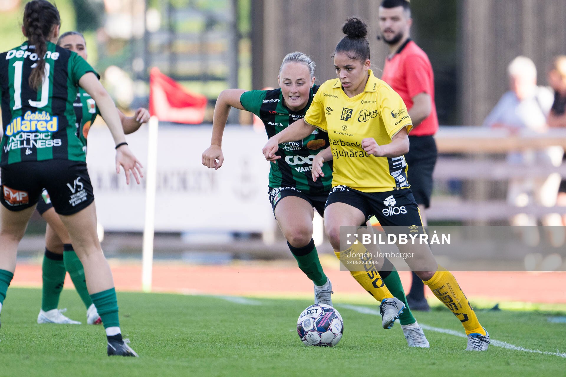 Elfsborgs Jennifer Brinck och Varbergs BoISs Lilly Borgman