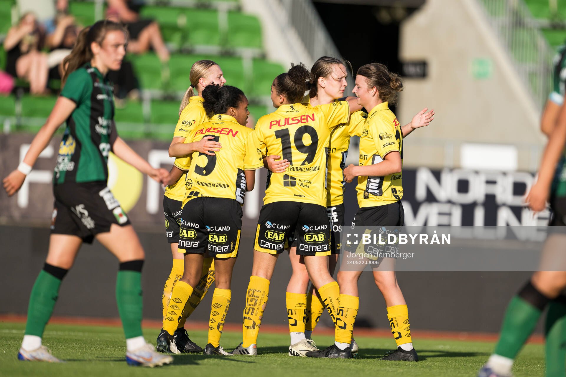 Elfsborg spelare jublar