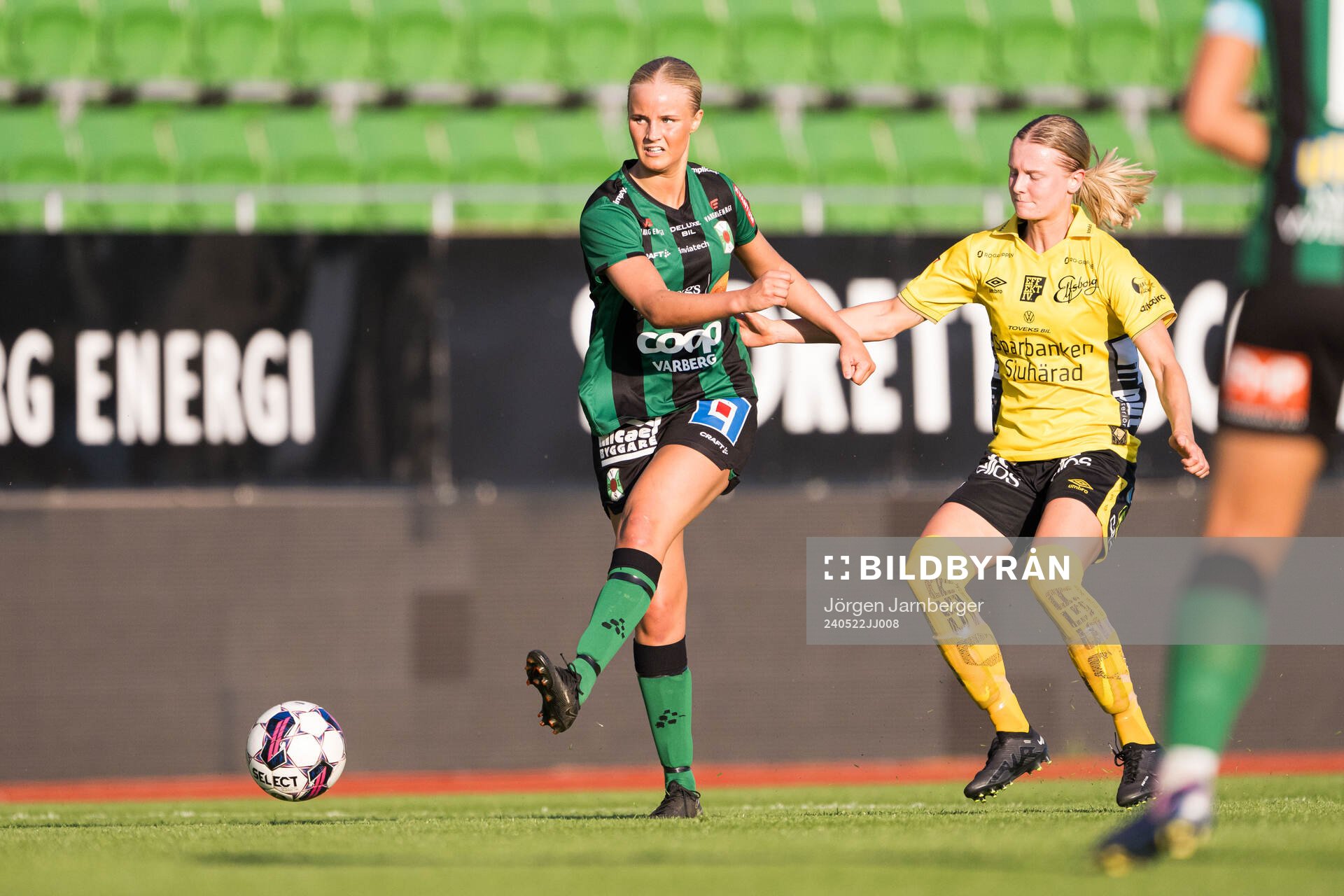 Varbergs BoISs Moa Ivarsson och Elfsborgs Hanna Jiozon