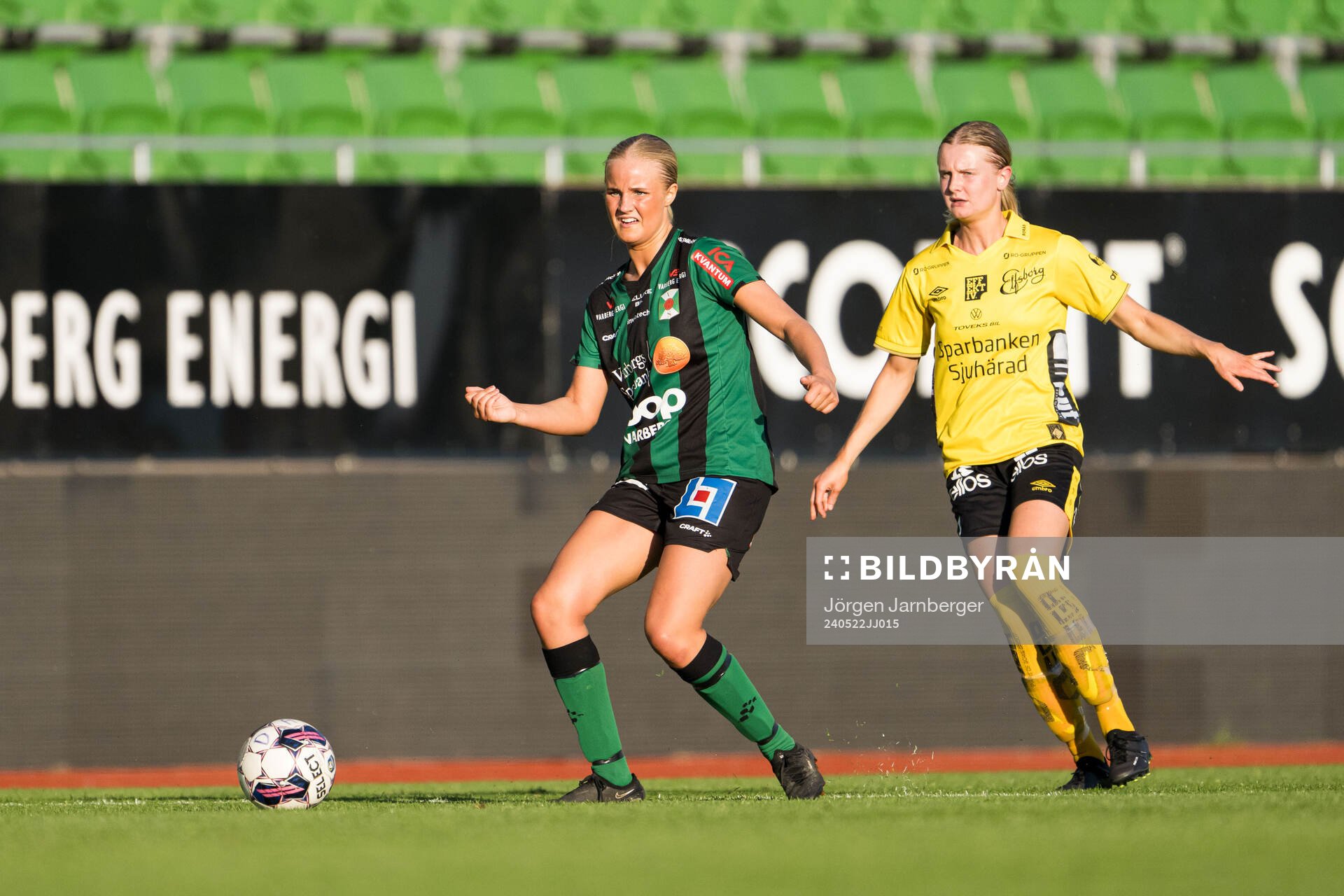 Varbergs BoISs Moa Ivarsson och Elfsborgs Hanna Jiozon