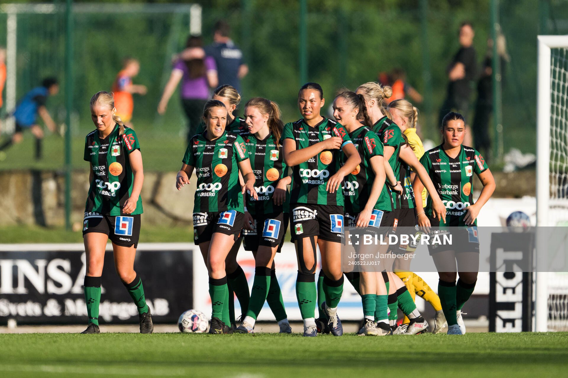 Varbergs spelare jublar