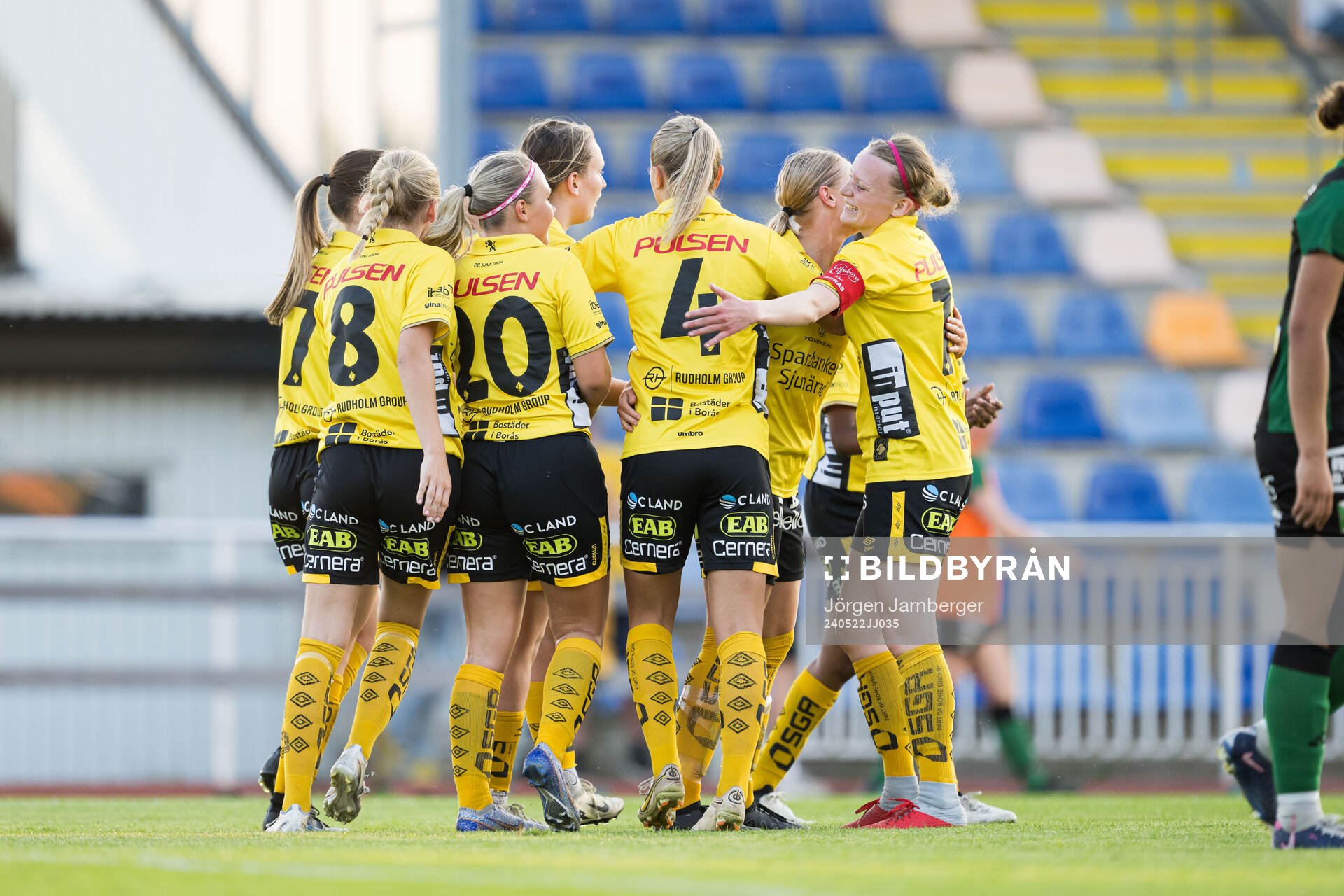 Elfsborg spelare jublar