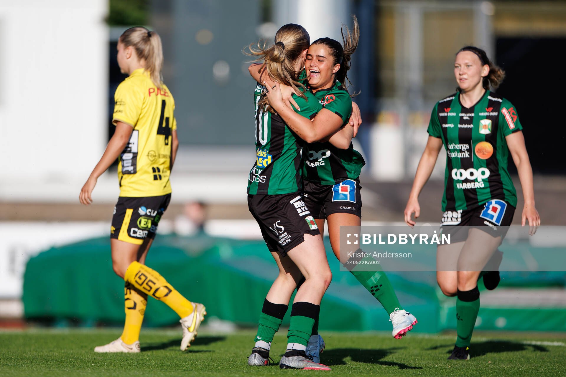 Varbergs BoISs Ella Martinez jublar