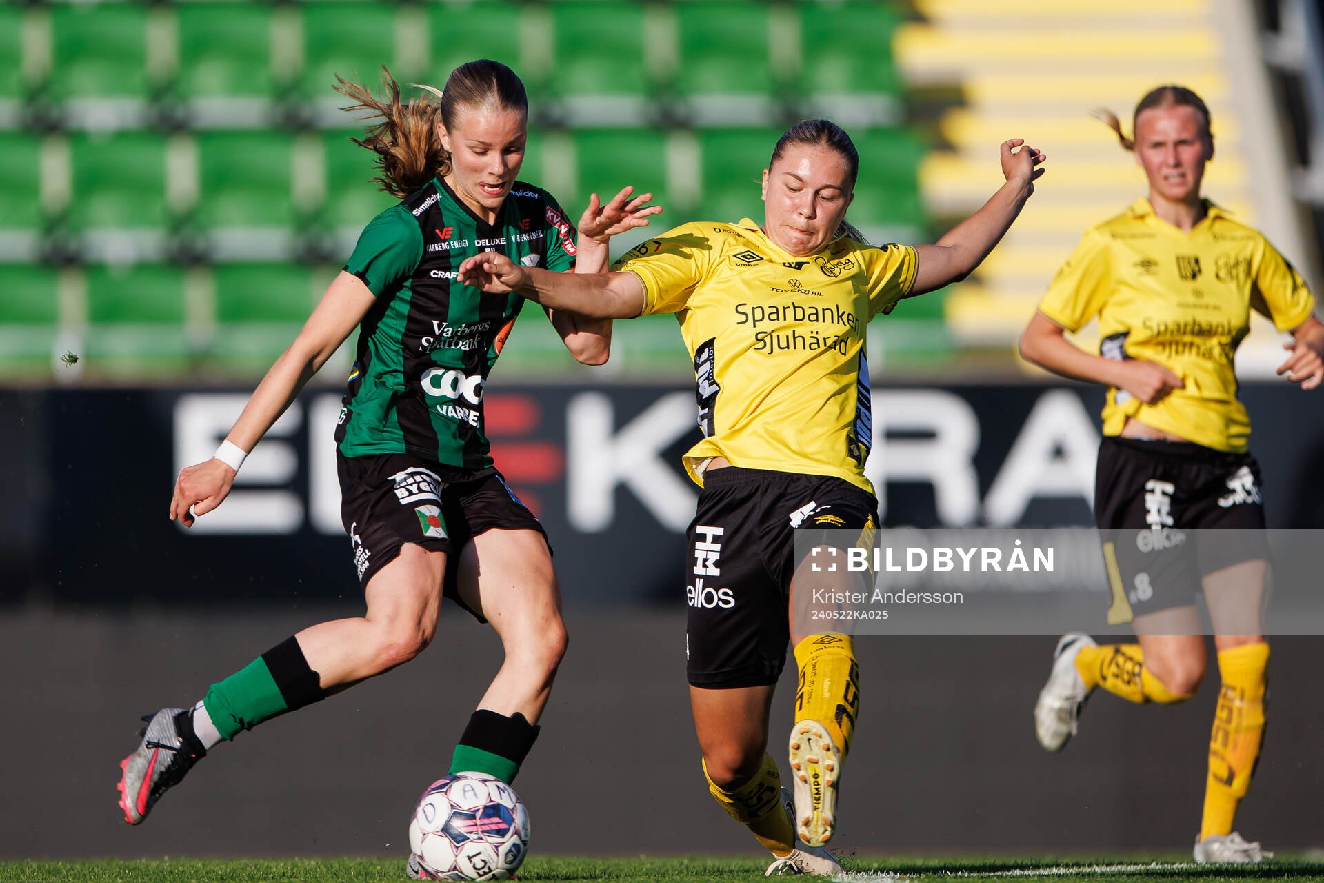 Varbergs BoISs Mollie Josefsson och Elfsborgs Alice Broman