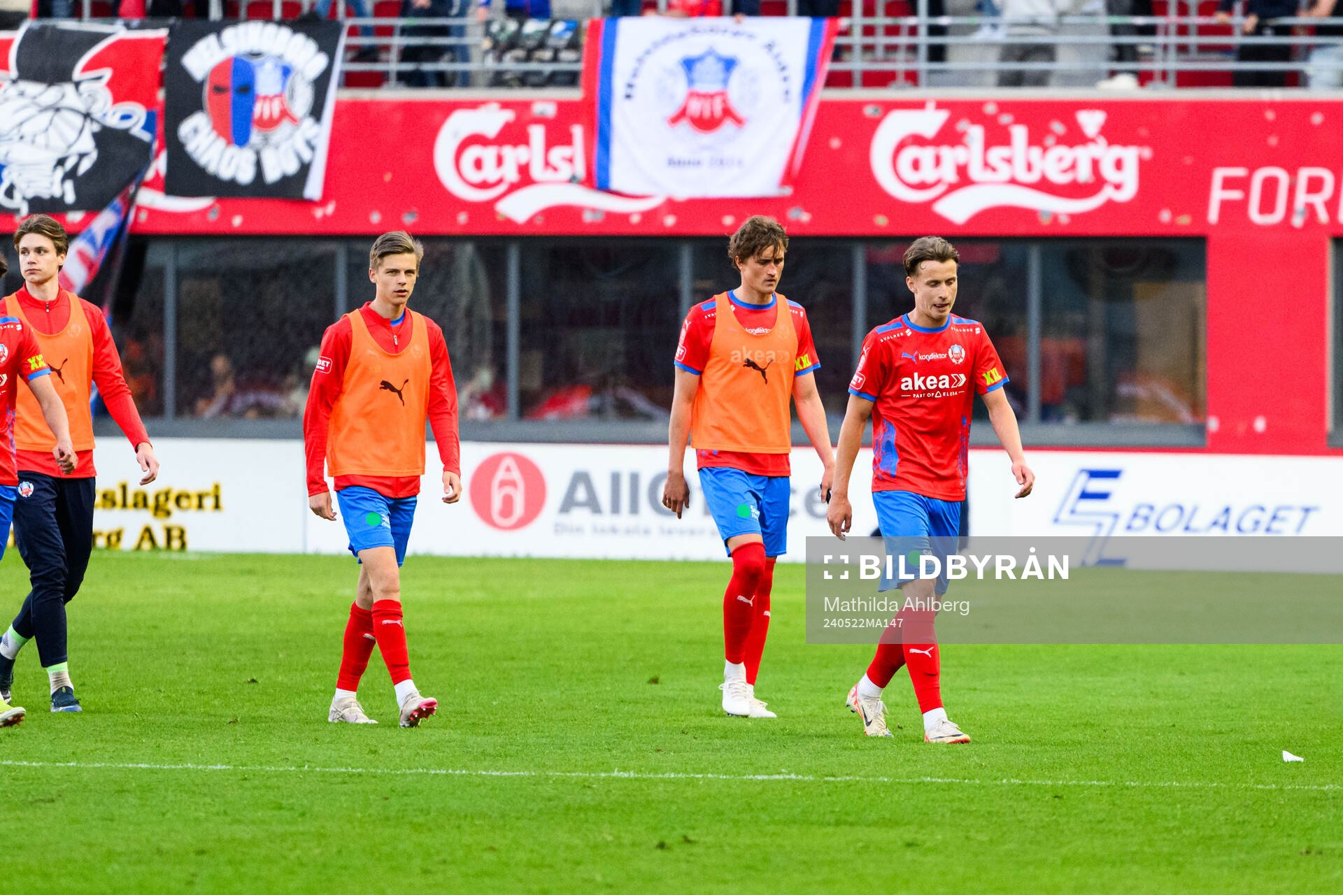 Helsingborgs Adrian Svanbäck, Thomas Pauck Rogne och Lukas