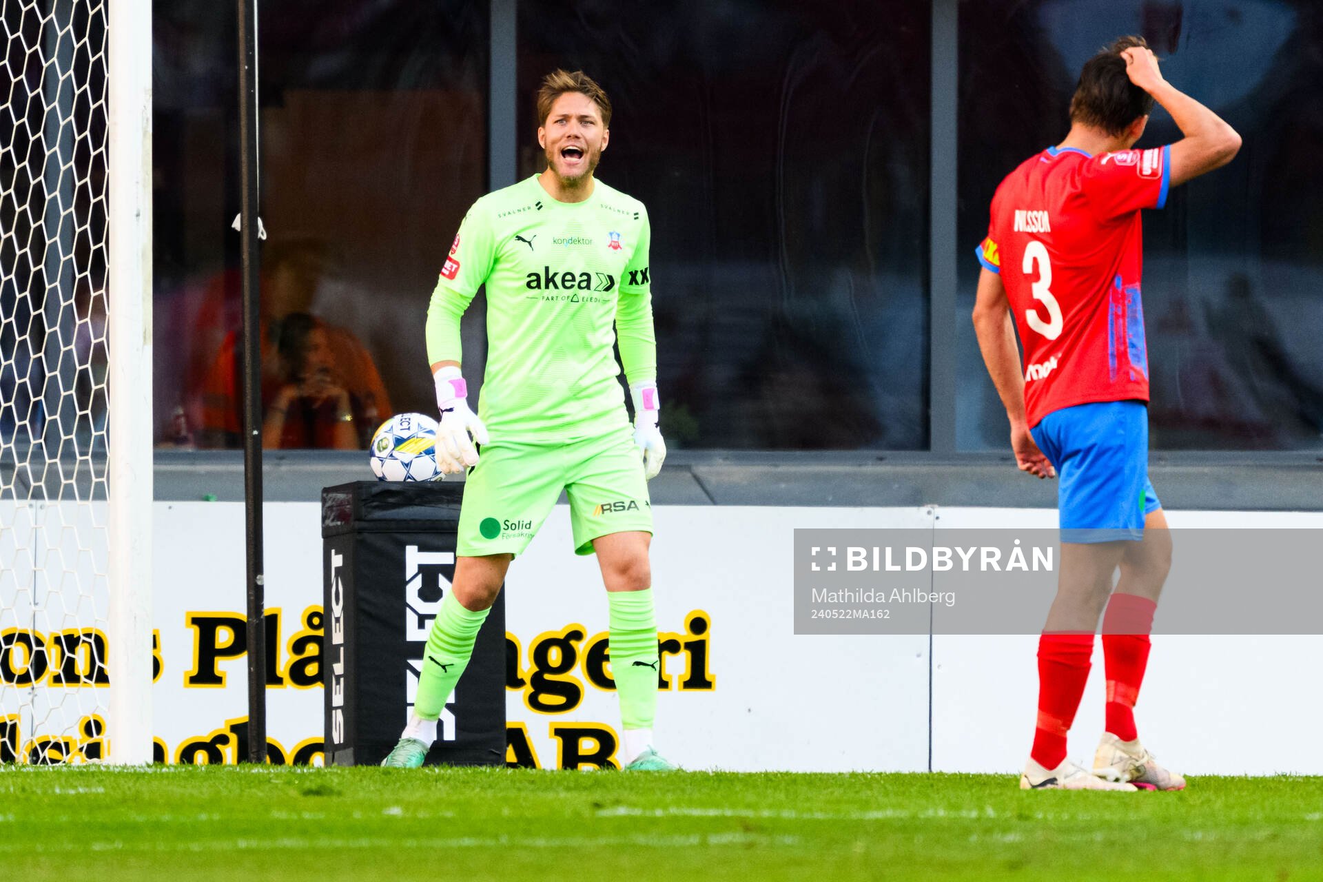 Helsingborgs målvakt Kalle Joelsson