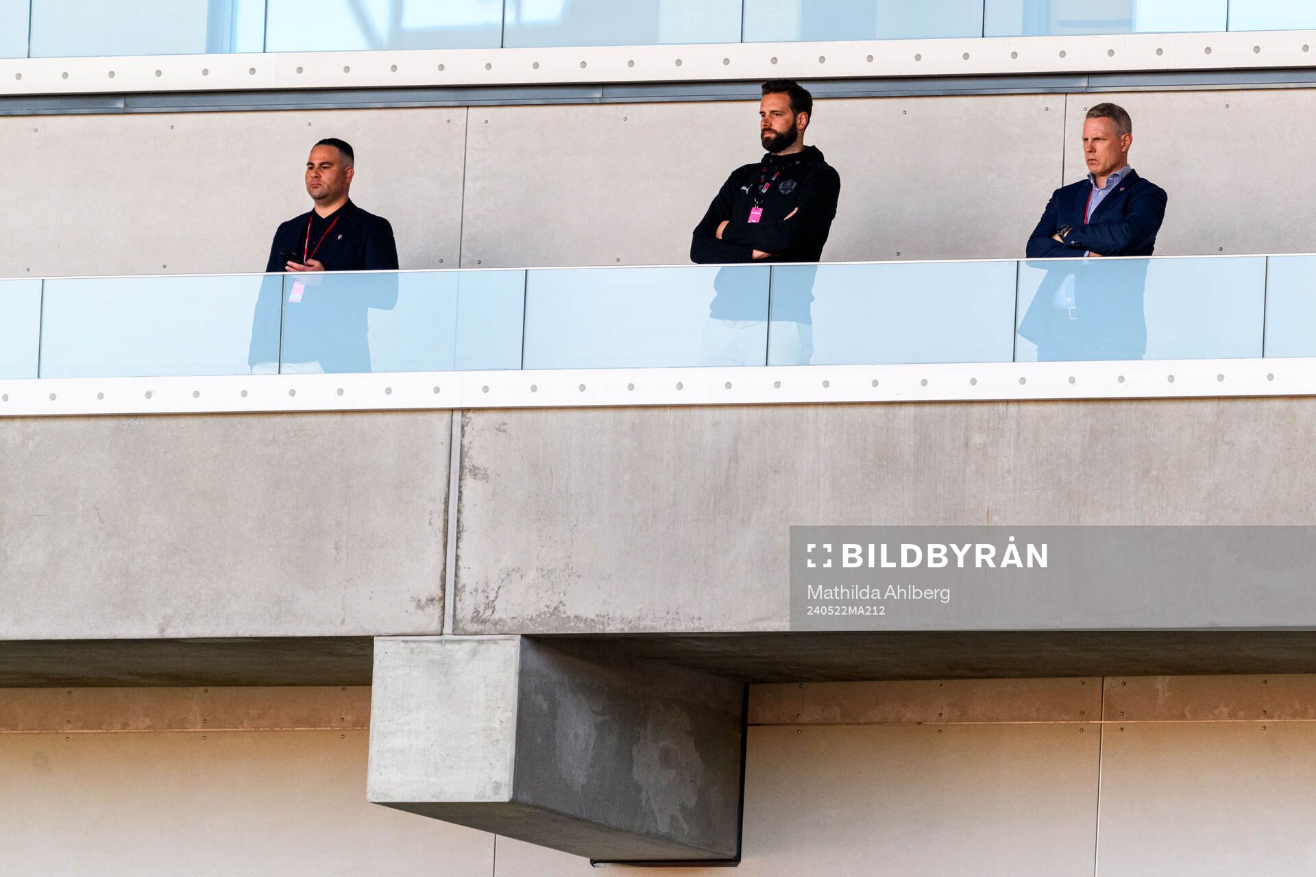 Helsingborgs klubbchef Reda Chahrour, sportchef Mikael