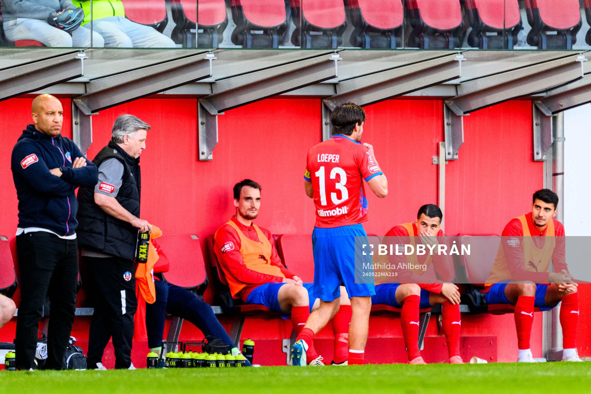 Helsingborgs Wilhelm Loeper reagerar