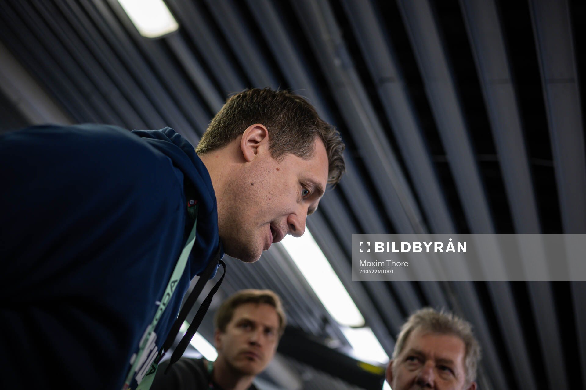 Head coach Sam Hallam of Sweden