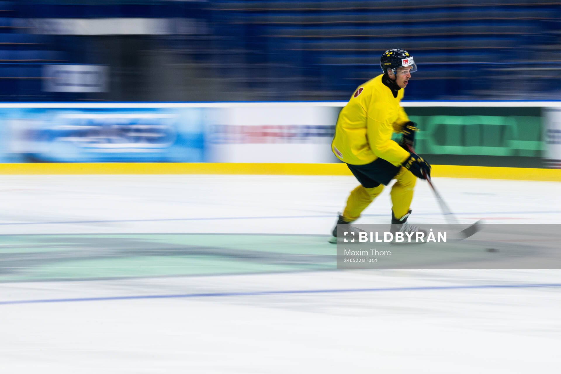 Max Friberg of Sweden at a practice session