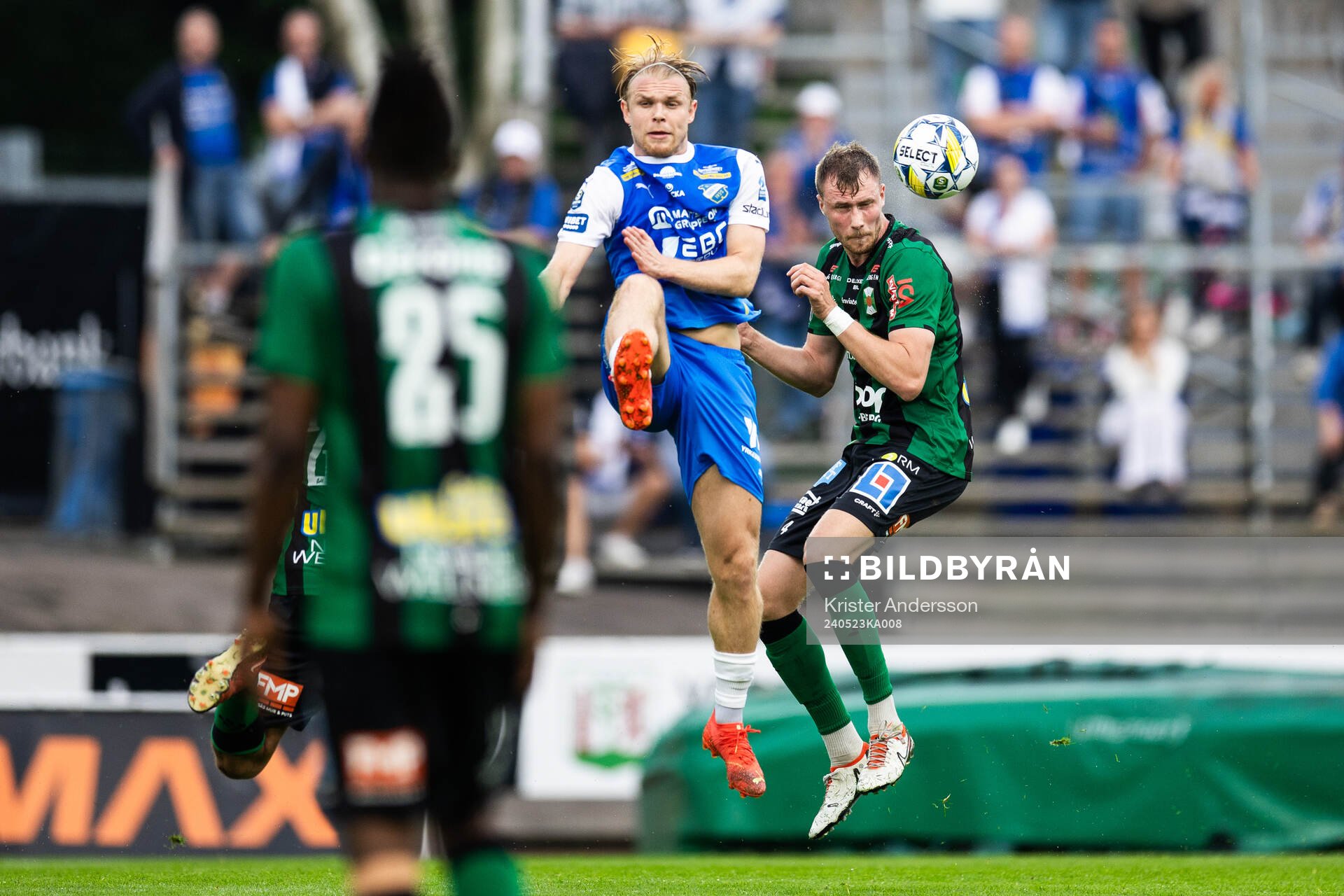 IK Oddevolds Linus Tornblad och Varbergs Niklas Dahlström