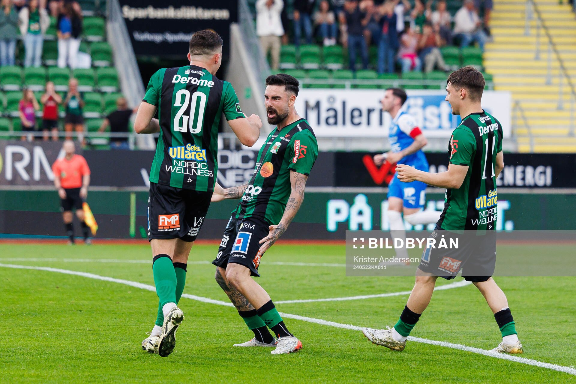 Varbergs Diego Montiel jublar