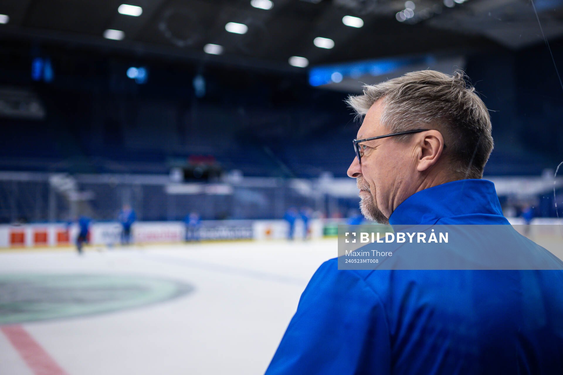 Head coach Jukka Jalonen of Finland at a practice session